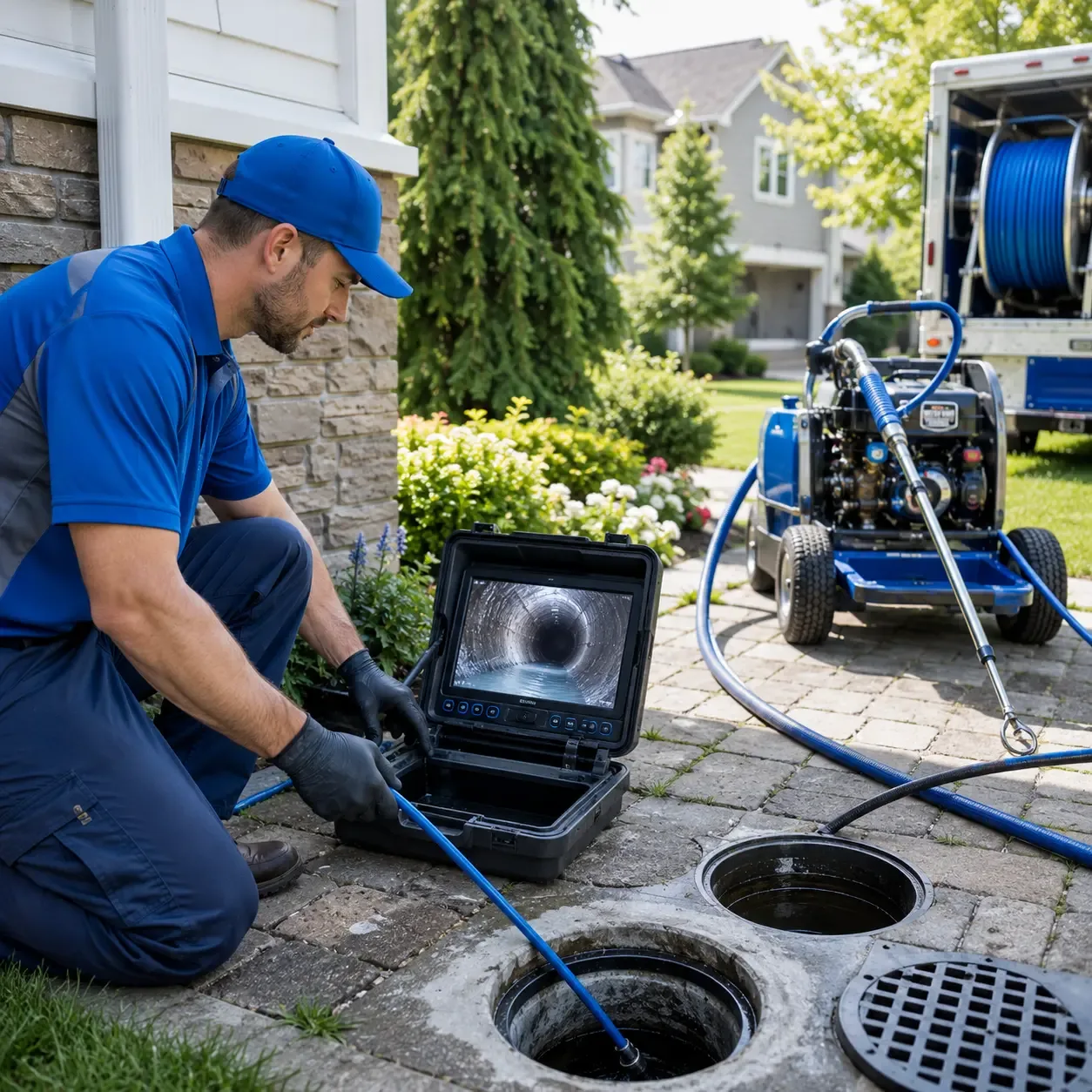 Outdoor drain cleaning professionals serving Elmora, PA