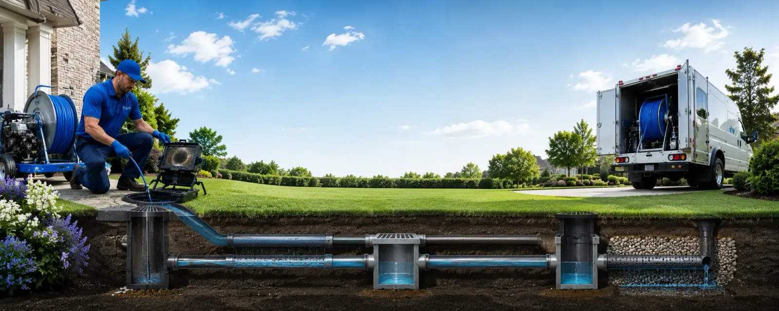 Outdoor drain cleaning information for Elmora, PA